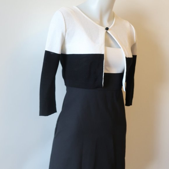 GIO' GUERRERI 2PCS CARDIGAN SHEATH DRESS 38 US/2 * - Picture 6 of 16
